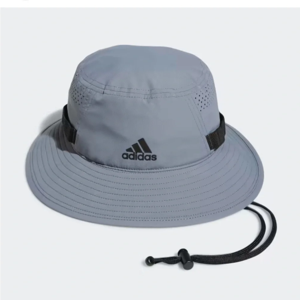 Adidas Gray Performance Bucket Hat